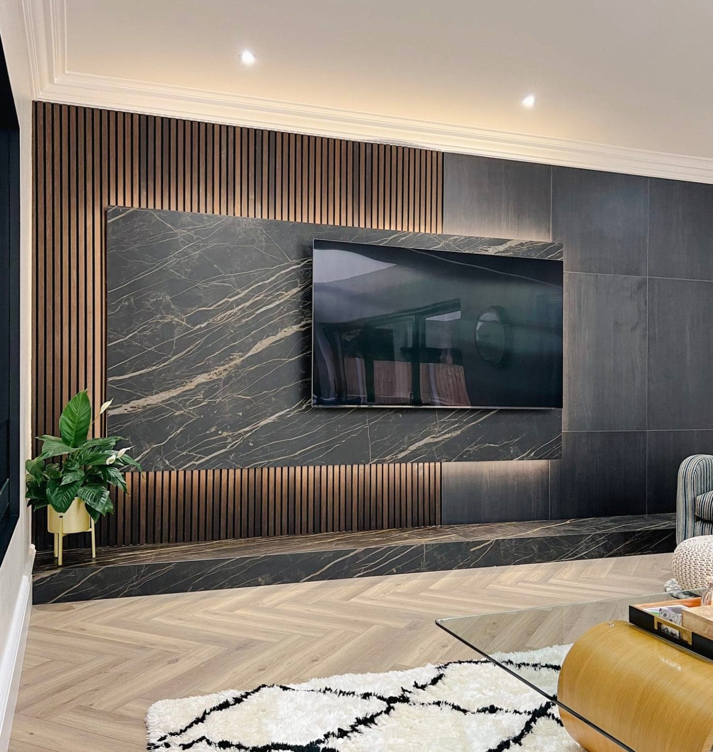 Shaping spaces with natural stone